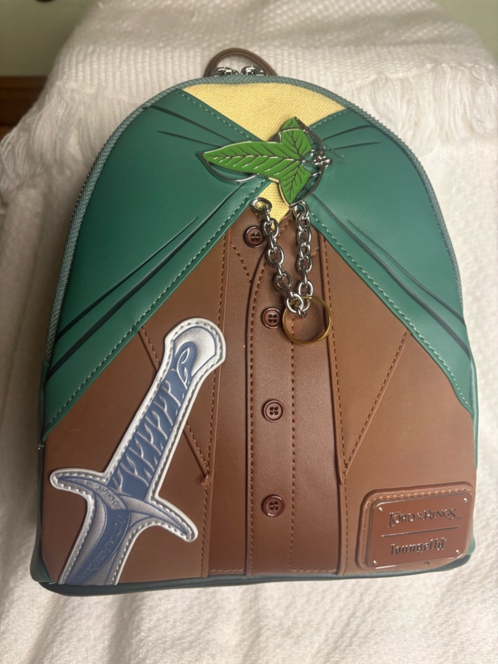 Loungefly Lord of the Rings Frodo Baggins Cosplay Mini Backpack